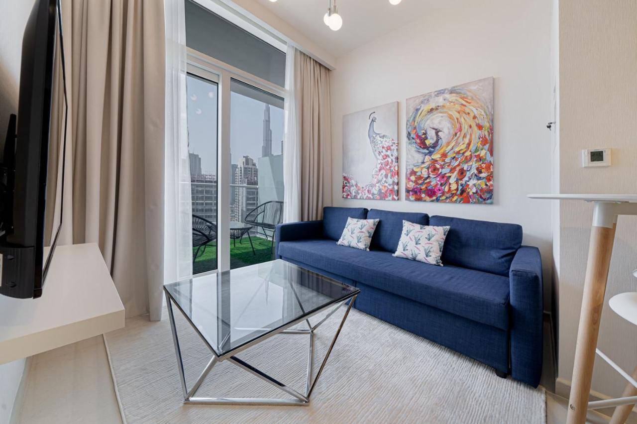 Alluring 1 Bd Apartment In Business Bay With Burj Khalifa View Ντουμπάι Εξωτερικό φωτογραφία